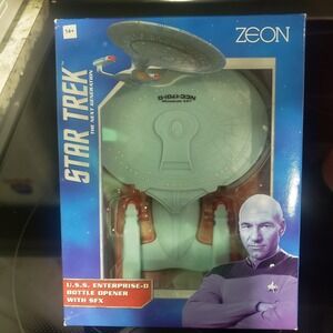 Star Trek Enterprise NCC-1701 D Talking Bottle Opener Underground Toys 2013